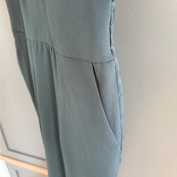 Zara • M • forest green jumpsuit w/ shoulder gems - Picture 8 of 8